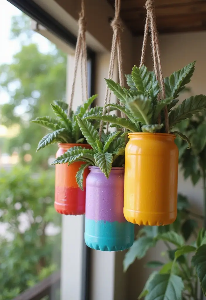 30 Easy DIY Room Decor for Teens That Feel Aesthetic and Cool - 1. Recycled Bottle Planter