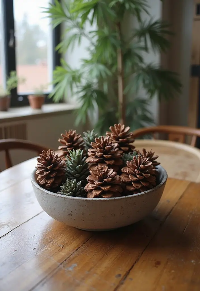 30 Easy DIY Room Decor for Teens That Feel Aesthetic and Cool - 26. Painted Pinecones