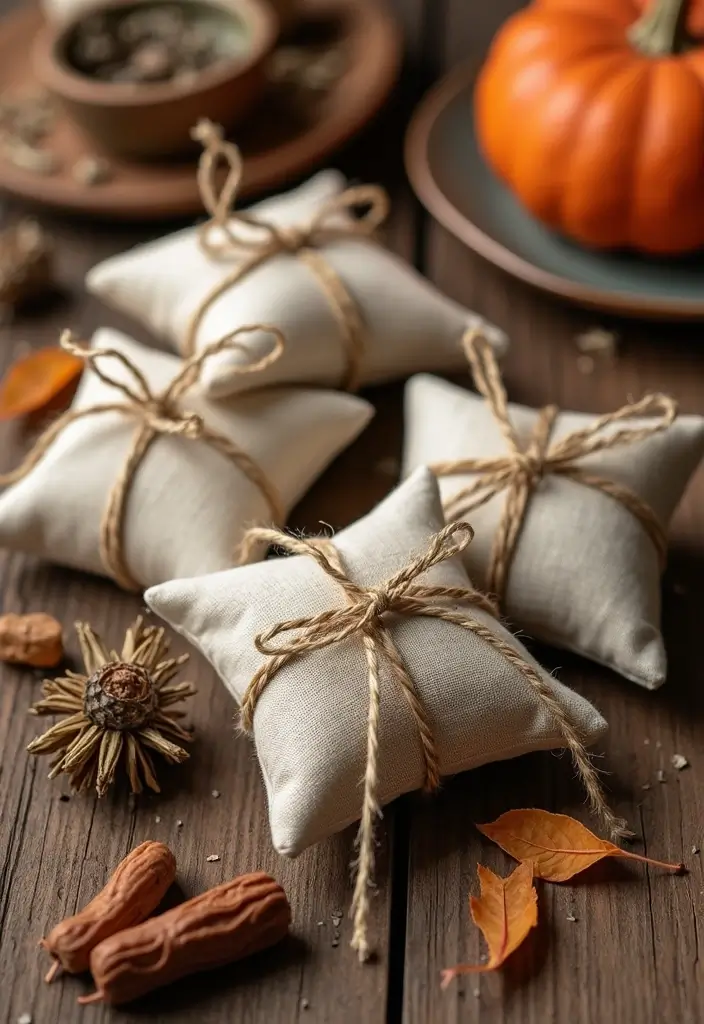 30 Fall Decor Ideas for the Home DIY Projects That Feel Cozy - 20. Fall Scented Sachets