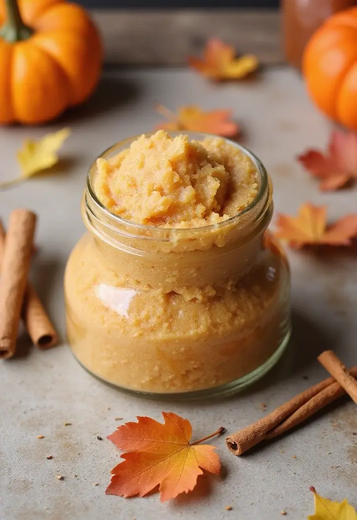 30 Fall Decor Ideas for the Home DIY Projects That Feel Cozy - 21. Pumpkin Spice Sugar Scrub