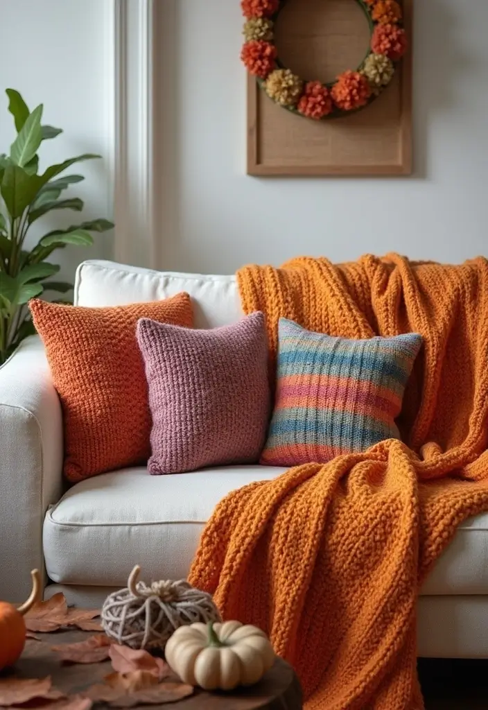 30 Fall Decor Ideas for the Home DIY Projects That Feel Cozy - 5. Upcycled Sweater Pillows