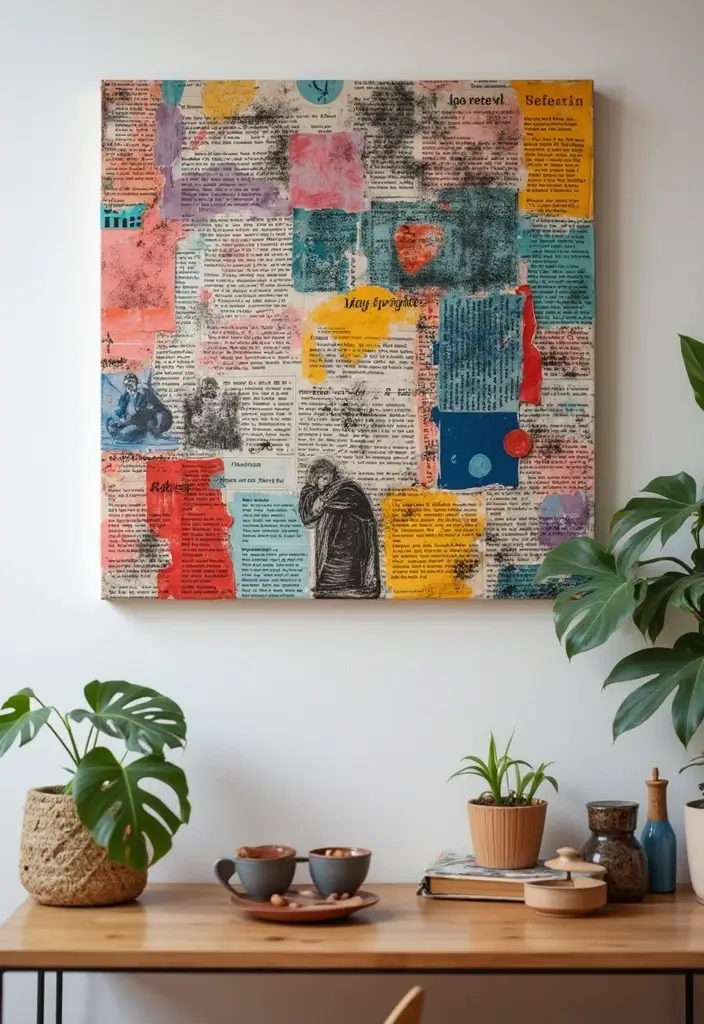 30 Room Decor DIY Aesthetic Room Decor DIY Looks for Every Mood - 12. Recycled Magazine Wall Art