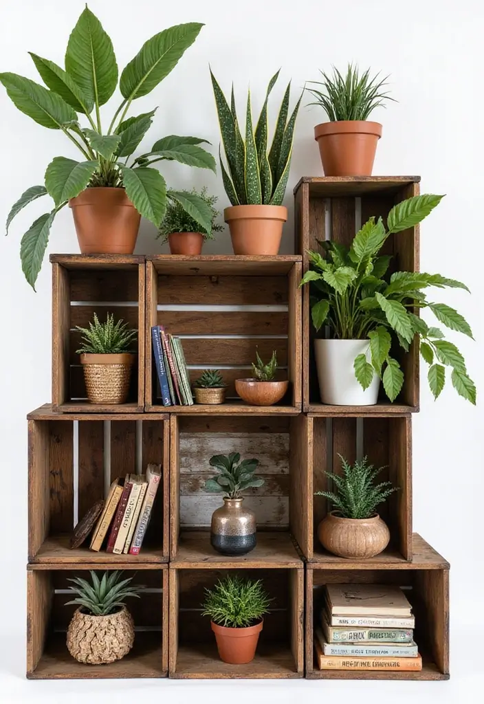 30 Room Decor DIY Aesthetic Room Decor DIY Looks for Every Mood - 23. DIY Wooden Crates