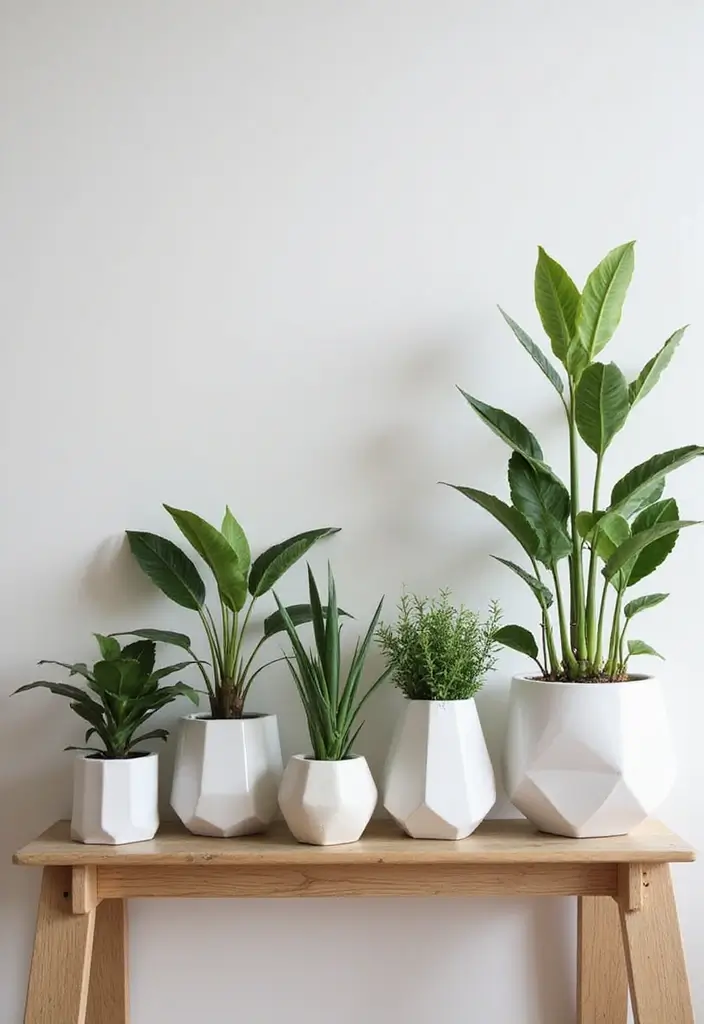 30 Room Decor DIY Aesthetic Room Decor DIY Looks for Every Mood - 27. DIY Geometric Planters