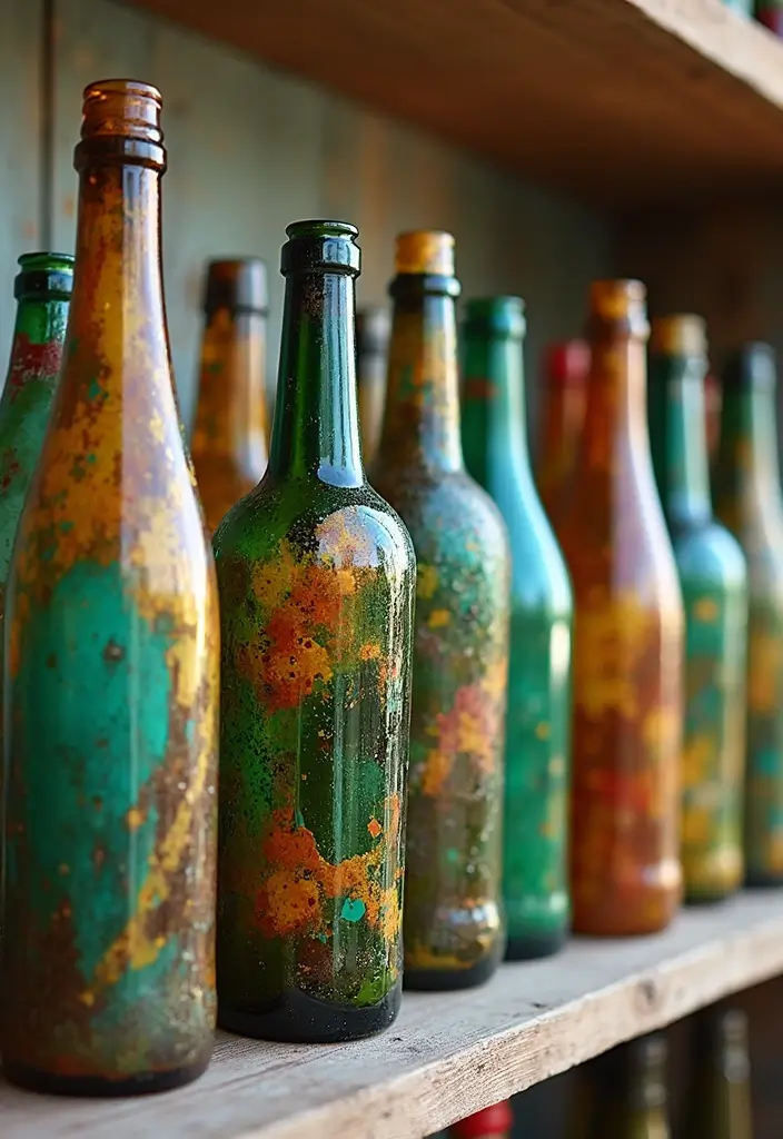 30 Room Decor DIY Aesthetic Room Decor DIY Looks for Every Mood - 29. DIY Upcycled Glass Bottles