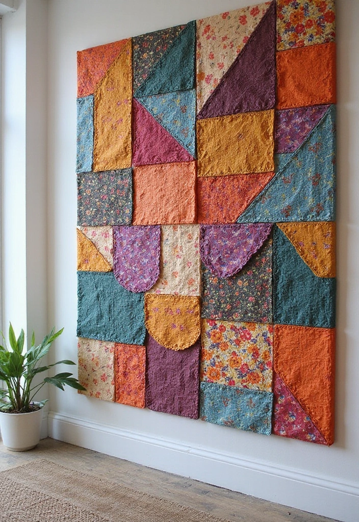 30 Room Decor DIY Aesthetic Room Decor DIY Looks for Every Mood - 4. DIY Fabric Wall Art