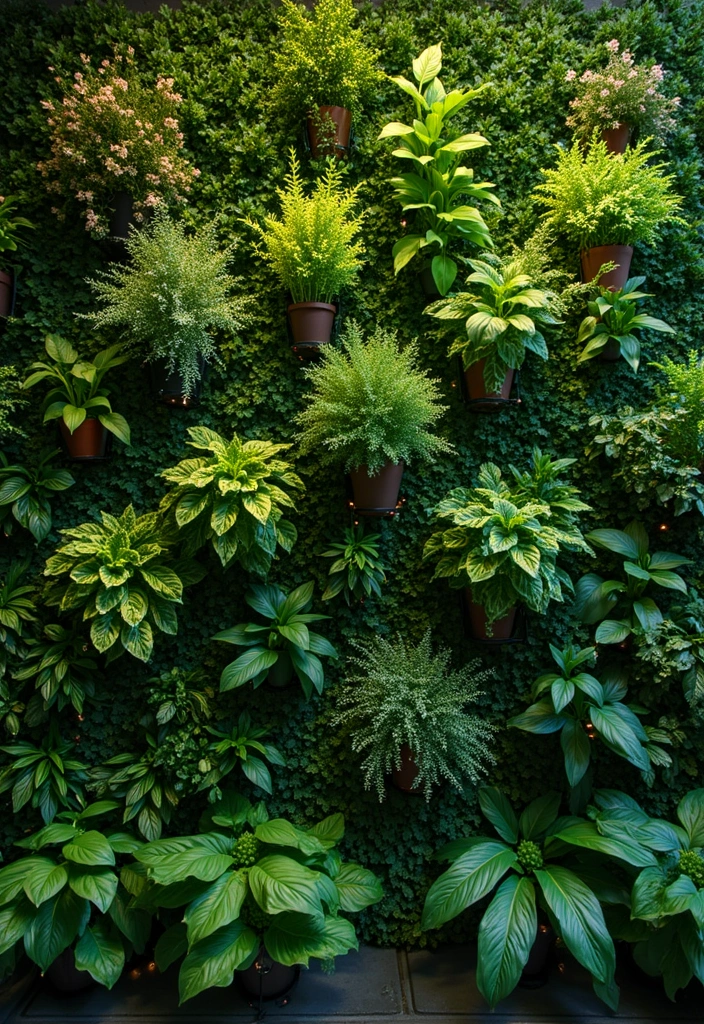 30 Room Decor DIY Aesthetic Room Decor DIY Looks for Every Mood - 8. Faux Plant Wall