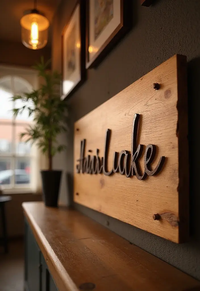 30 Room Decor Ideas DIY for Teens Crafts That Are Trendy and Fun - 19. Personalized Name Sign