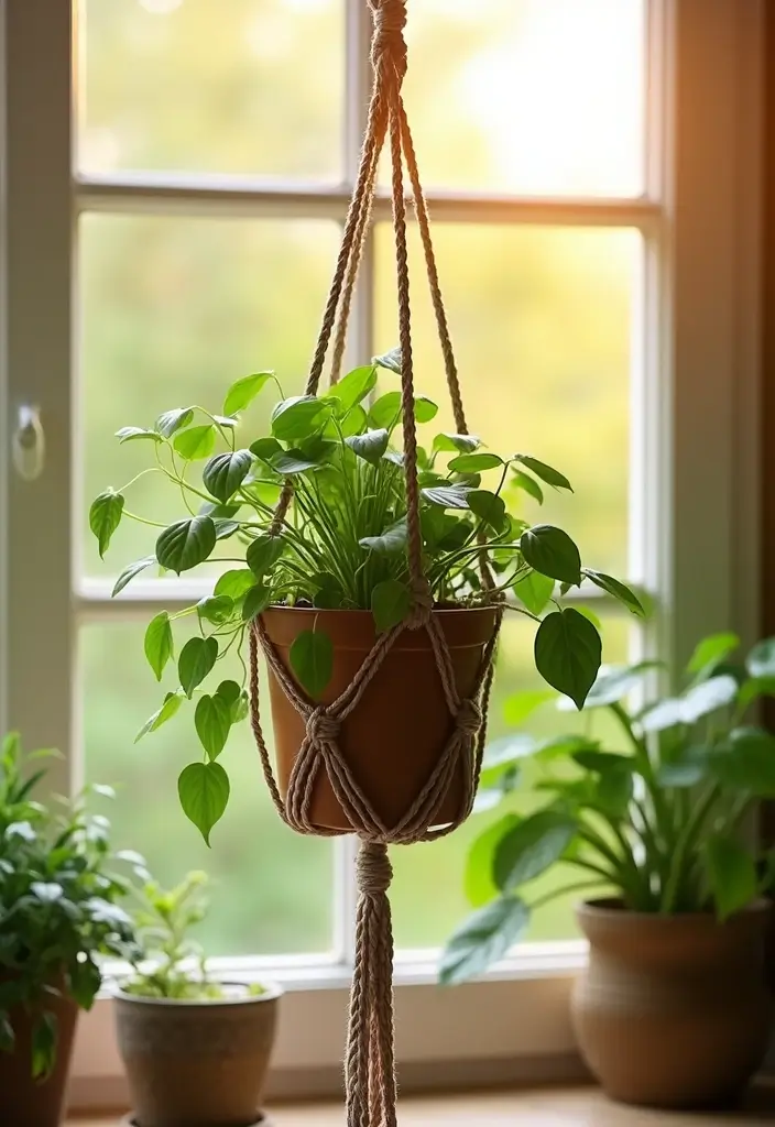 30 Room Decor Ideas DIY for Teens Crafts That Are Trendy and Fun - 2. DIY Macrame Plant Hanger