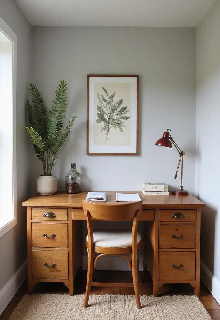 30 Study Table DIY Decor Desk Ideas to Boost Motivation - 11. Upcycled Furniture