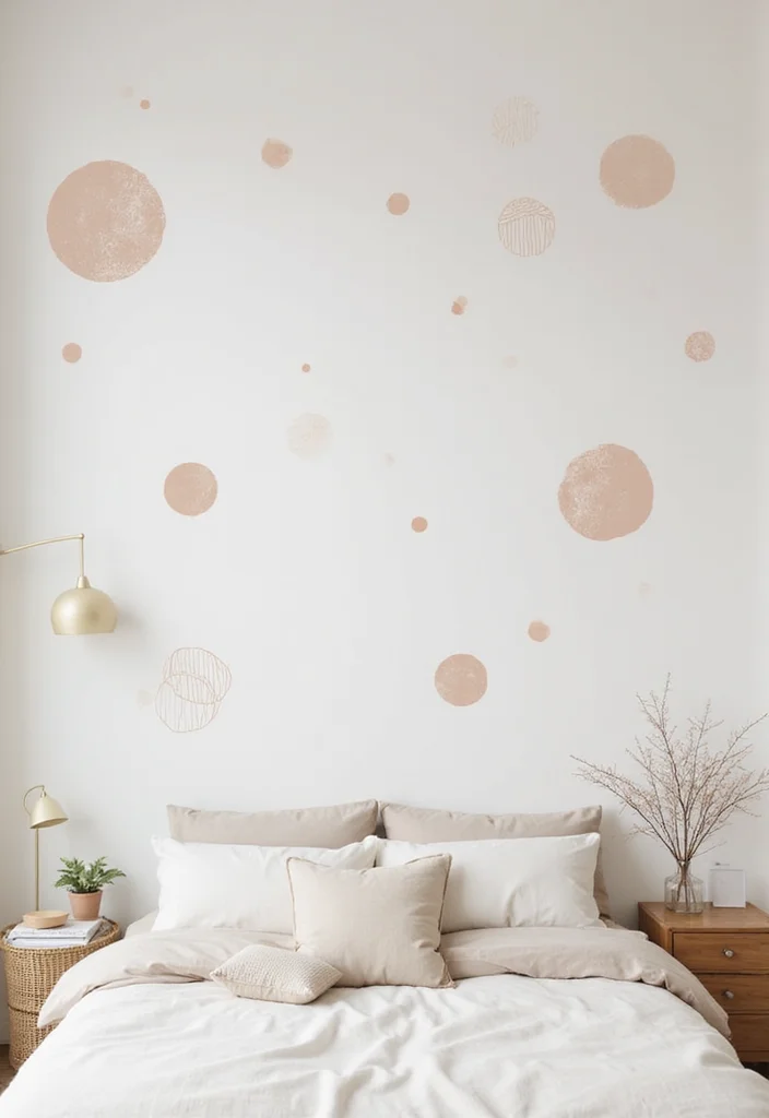 Aesthetic Wall Decor Bedroom DIY: A Minimalist Guide with 18 Elegant Inspirations - 10. Simple Wall Decals