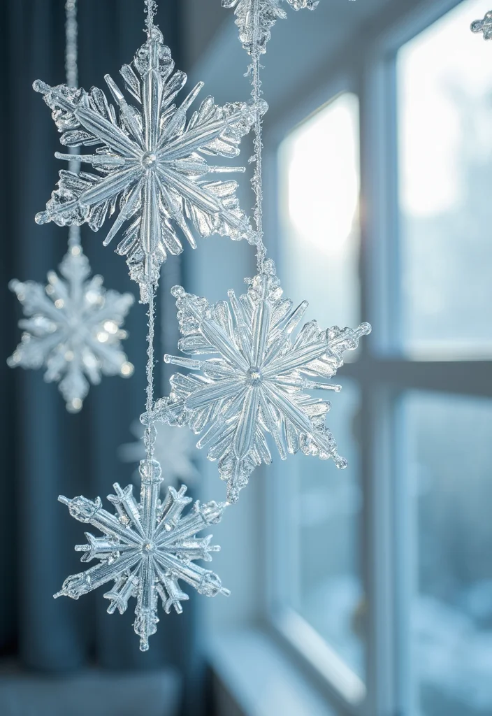 Belen Christmas Decor DIY Recycled: An Eco-Friendly Guide with 19 Festive Ideas - 18. Recycled Plastic Bottle Snowflakes