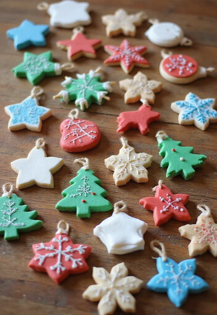 Belen Christmas Decor DIY Recycled: An Eco-Friendly Guide with 19 Festive Ideas - 9. DIY Salt Dough Ornaments