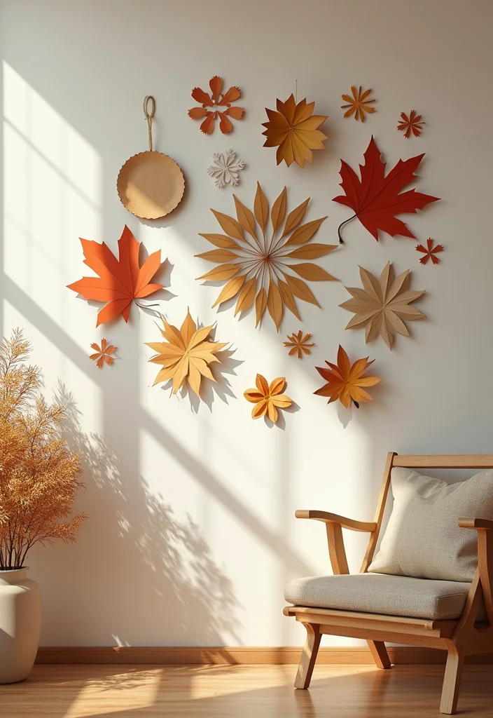 Cardboard DIY Room Decor Wall Art: A Practical Guide with 17 Creative Images - 7. Seasonal Decor