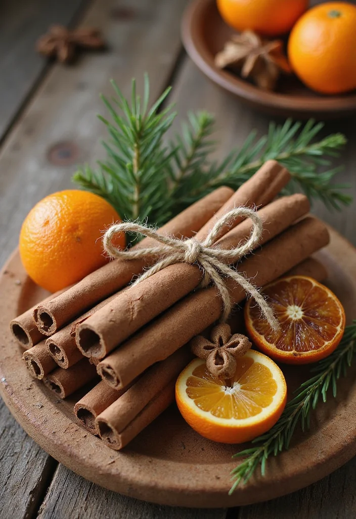 Christmas Decor Ideas DIY Crafts Easy: A Festive Guide with 18 Cozy Holiday Concepts - 6. Cinnamon Stick Bundles