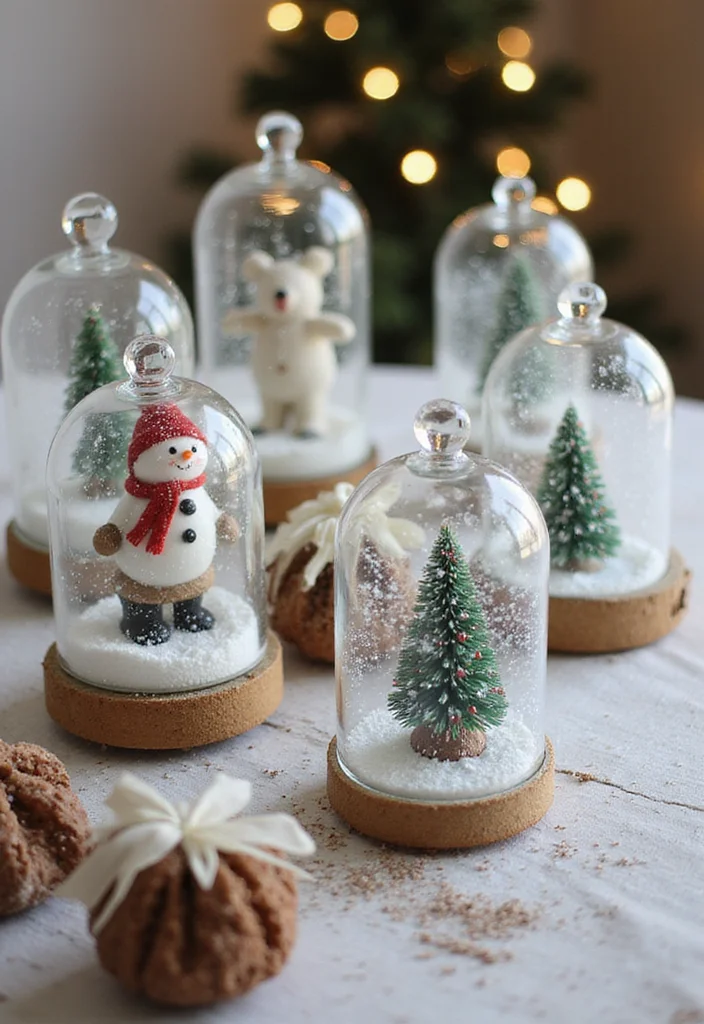 Christmas Decor Ideas DIY Crafts Easy: A Festive Guide with 18 Cozy Holiday Concepts - 7. DIY Snow Globes