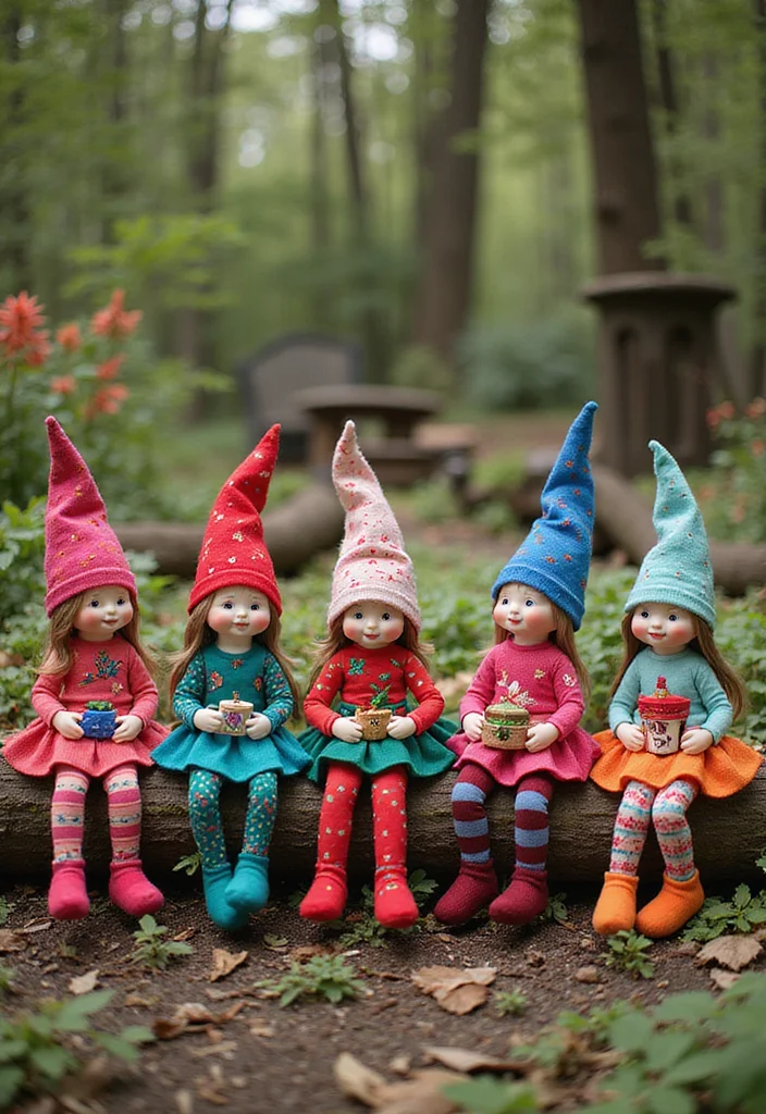 Christmas Decor Ideas DIY Outdoor: A Joyful Guide with 20 Holiday Outdoor Concepts - 14. Recycled Sock Elves