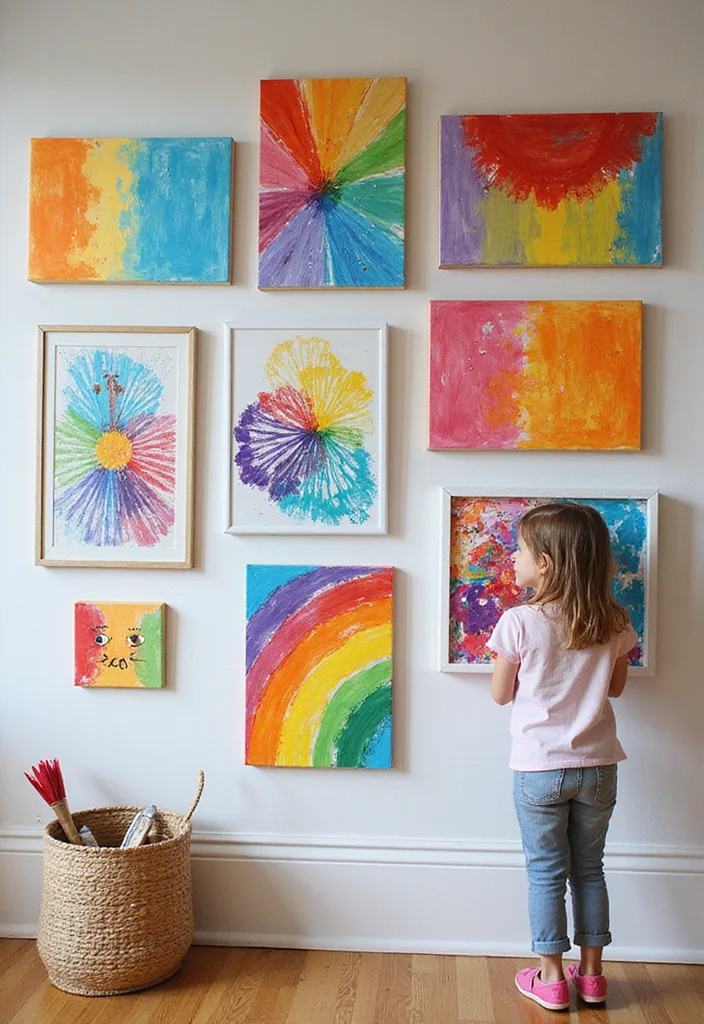 Cute DIY Room Decor Easy Crafts: A Sweet Guide with 19 Lovely Inspirations - 2. Personalized Wall Art