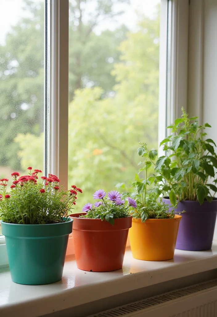 Cute DIY Room Decor Easy Crafts: A Sweet Guide with 19 Lovely Inspirations - 4. Fun Painted Flower Pots