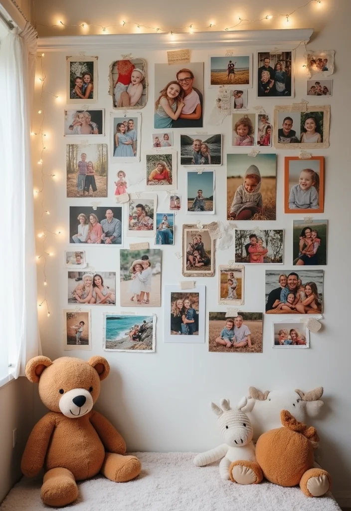 Cute DIY Room Decor Easy Crafts: A Sweet Guide with 19 Lovely Inspirations - 5. Adorable Photo Wall Collage