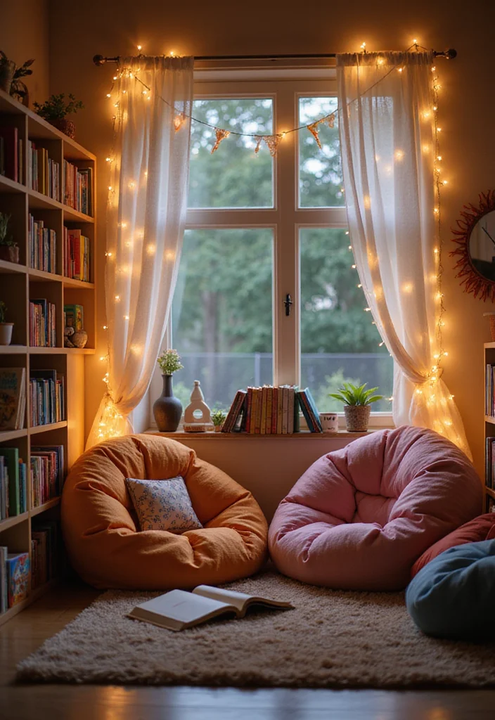 Cute DIY Room Decor Easy Crafts: A Sweet Guide with 19 Lovely Inspirations - 7. Cozy DIY Reading Nook