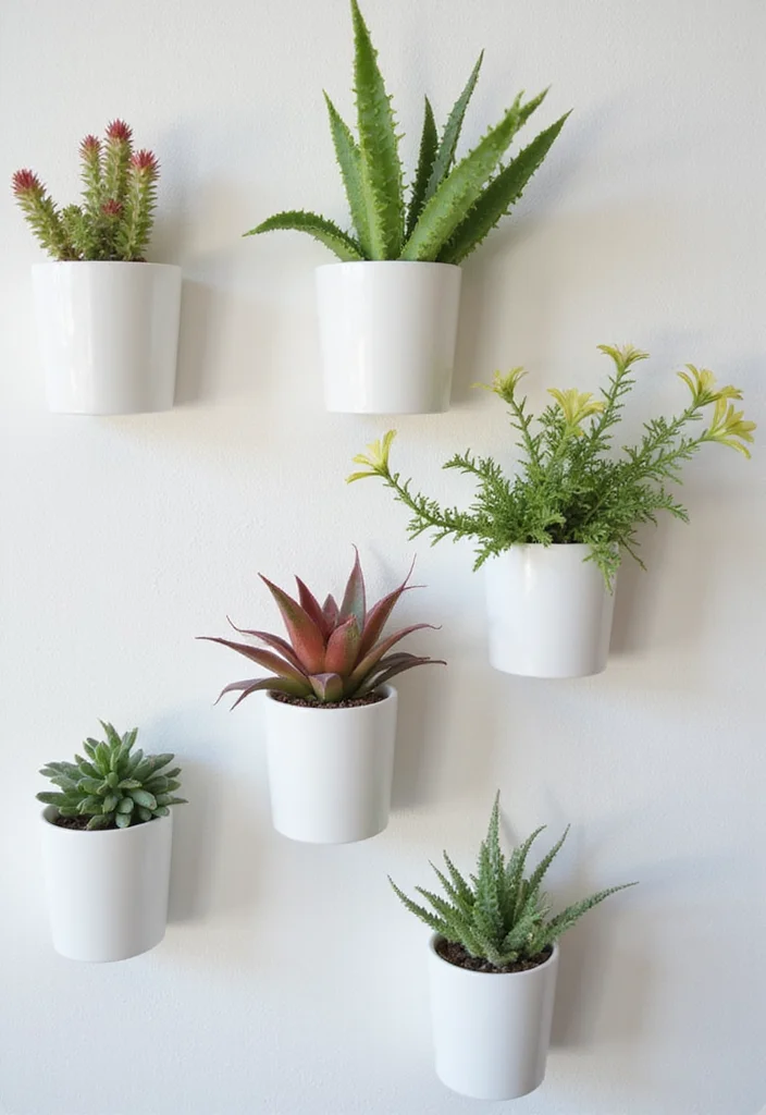 DIY Aesthetic Room Decor Wall Art: A Minimalist Home Guide with 17 Elegant Concepts - 8. Hanging Plant Art