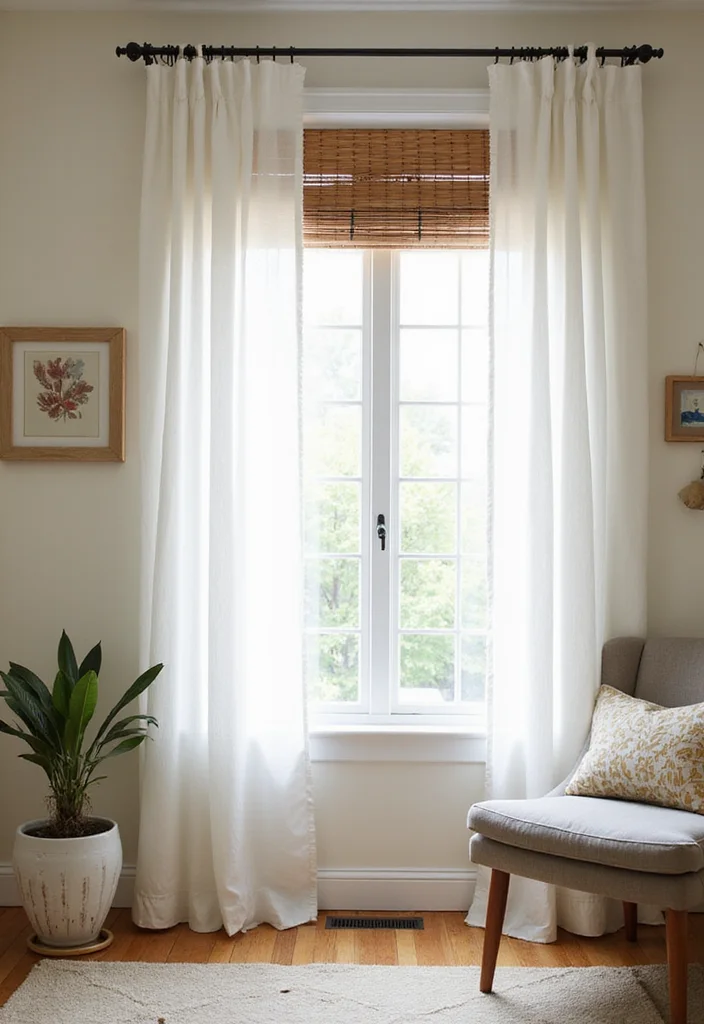 DIY Apartment Decor for Renters: A Space-Smart Guide with 18 Practical Inspirations - 11. Easy Window Treatments