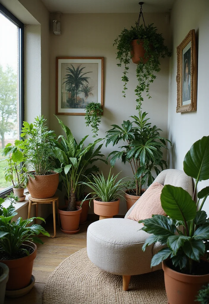 DIY Apartment Decor for Renters: A Space-Smart Guide with 18 Practical Inspirations - 3. Cozy Indoor Plants