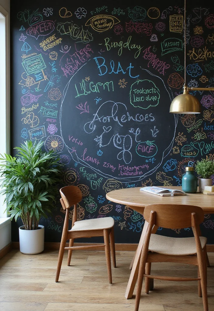 DIY Boys Room Decor Ideas: A Cool Guide with 20 Fun & Creative Inspirations - 13. Chalkboard Wall