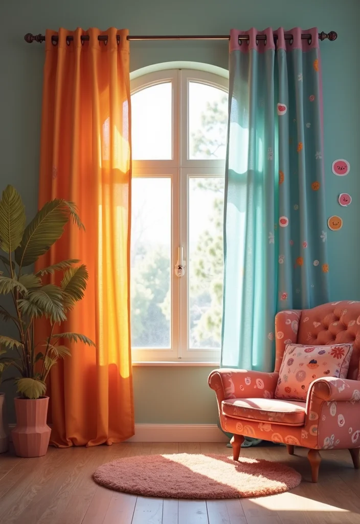 DIY Boys Room Decor Ideas: A Cool Guide with 20 Fun & Creative Inspirations - 16. Whimsical Curtains