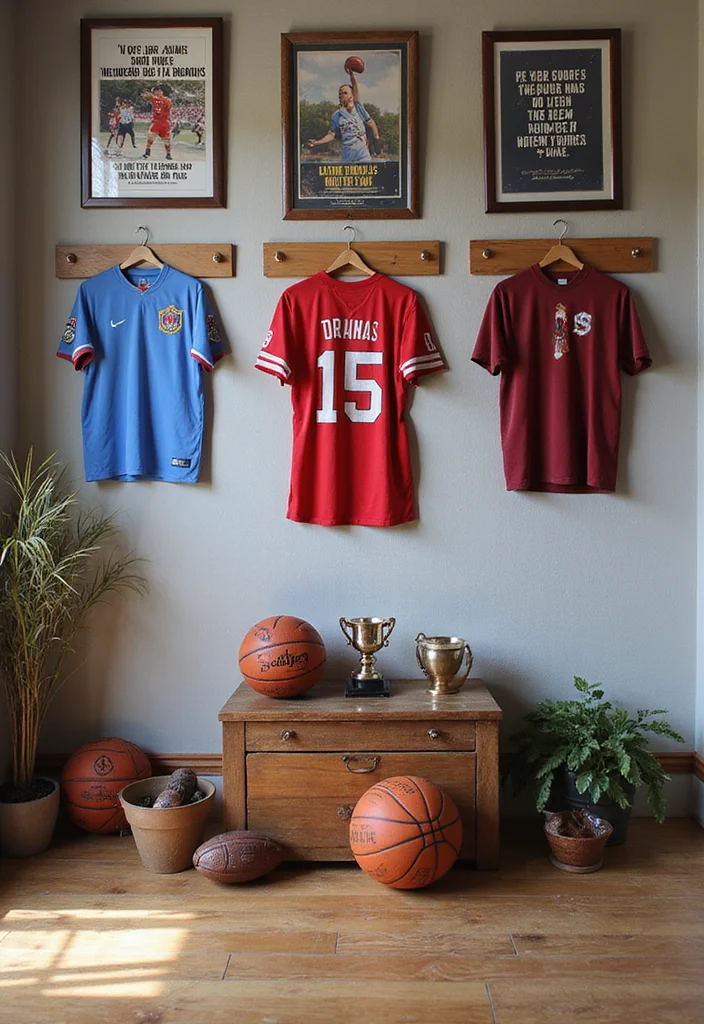 DIY Boys Room Decor Ideas: A Cool Guide with 20 Fun & Creative Inspirations - 4. Sports Gallery Wall