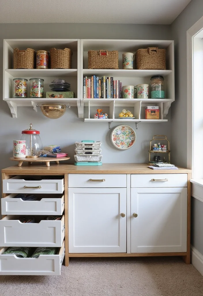 DIY Craft Room Decor Ideas: A Creative Home Guide with 17 Organized Inspirations - 11. Modular Storage Solutions