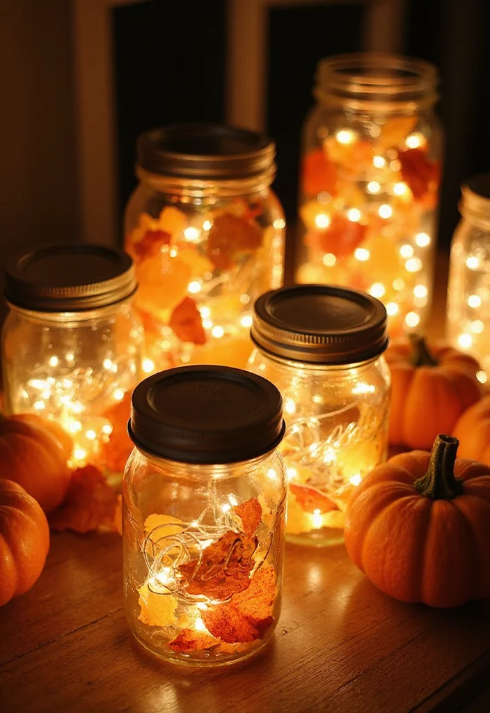 DIY Dollar Tree Fall Decor: A Cozy Seasonal Guide with 17 Autumn Inspirations - 4. Autumn Lanterns