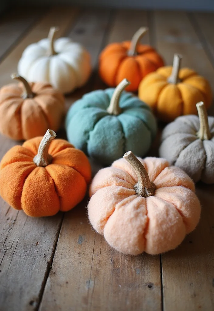 DIY Dollar Tree Fall Decor: A Cozy Seasonal Guide with 17 Autumn Inspirations - 5. Cozy Fabric Pumpkins