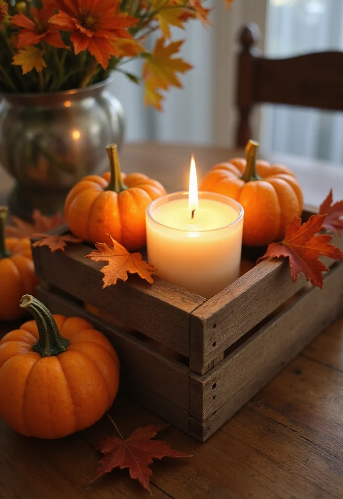 DIY Dollar Tree Fall Decor: A Cozy Seasonal Guide with 17 Autumn Inspirations - 6. Rustic Candle Holders