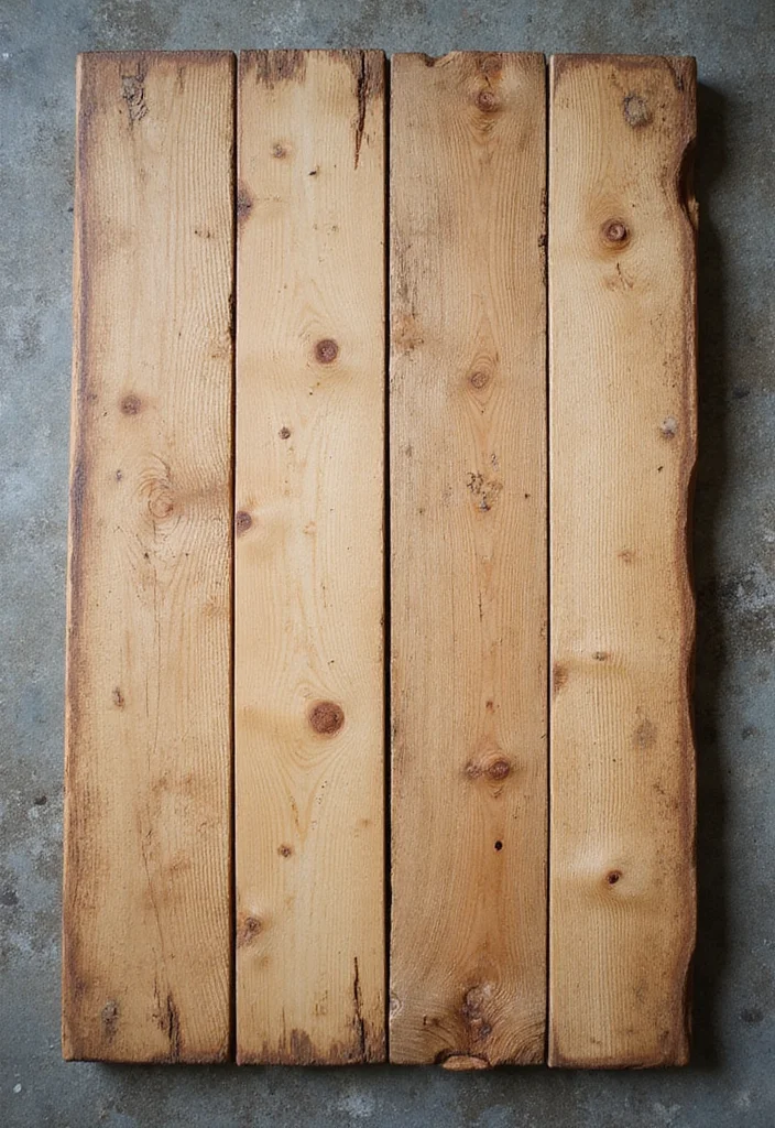 DIY Dollar Tree Farmhouse Decor: A Rustic Budget Guide with 18 Cozy Ideas - 1. Rustic Wood Plank Sign