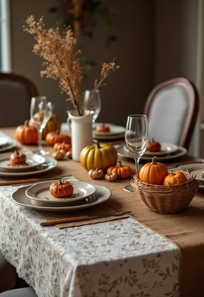 DIY Dollar Tree Farmhouse Decor: A Rustic Budget Guide with 18 Cozy Ideas - 8. Farmhouse Style Table Runner