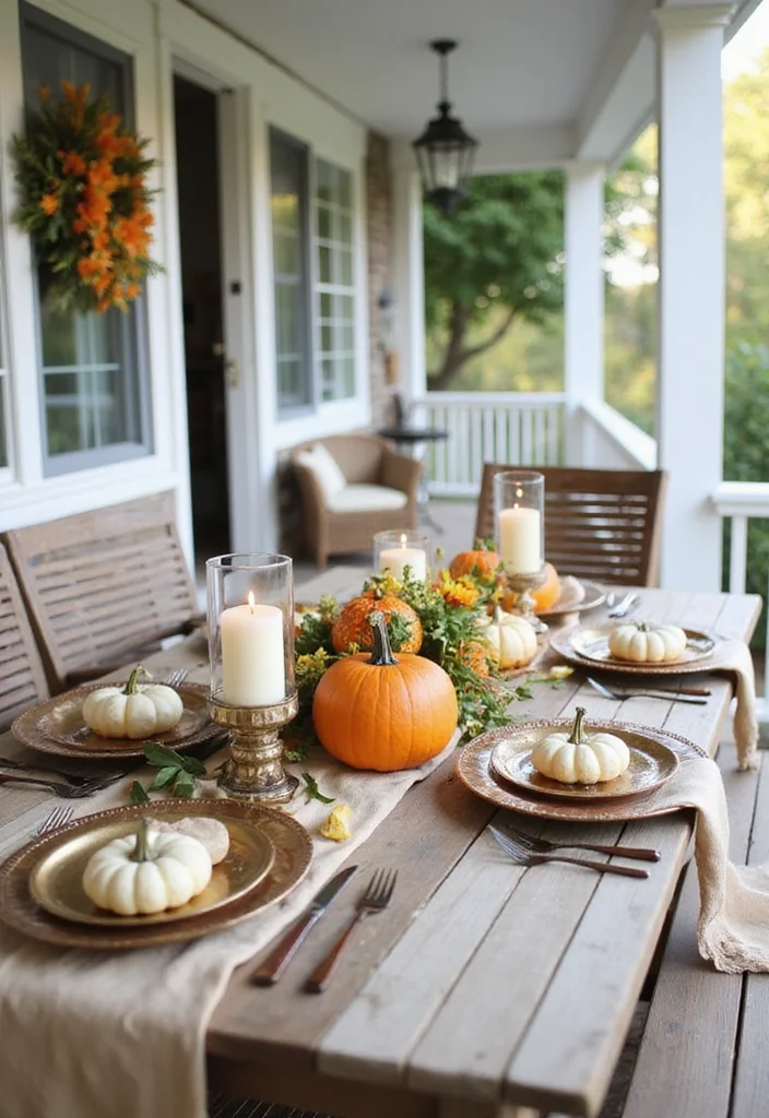DIY Fall Front Porch Decor: A Seasonal Guide with 19 Warm Inspirations - 19. DIY Fall-Themed Centerpiece
