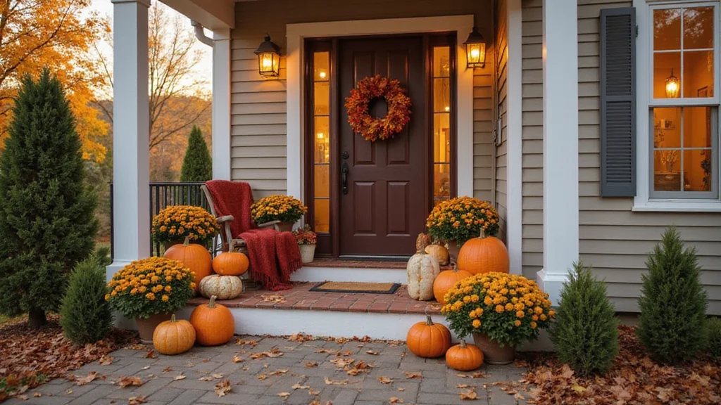 DIY Fall Front Porch Decor: A Seasonal Guide with 19 Warm Inspirations