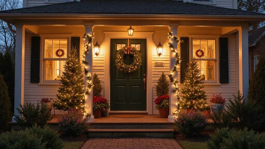 DIY Front Porch Christmas Decor: A Cozy Holiday Guide with 18 Cheerful Inspirations