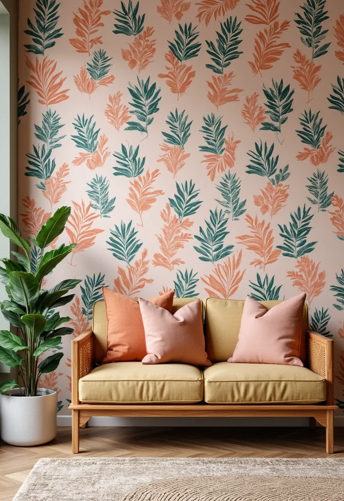 DIY Home Decor Rental Friendly: A Practical Guide with 19 Space-Savvy Ideas - 1. Removable Wallpaper Magic