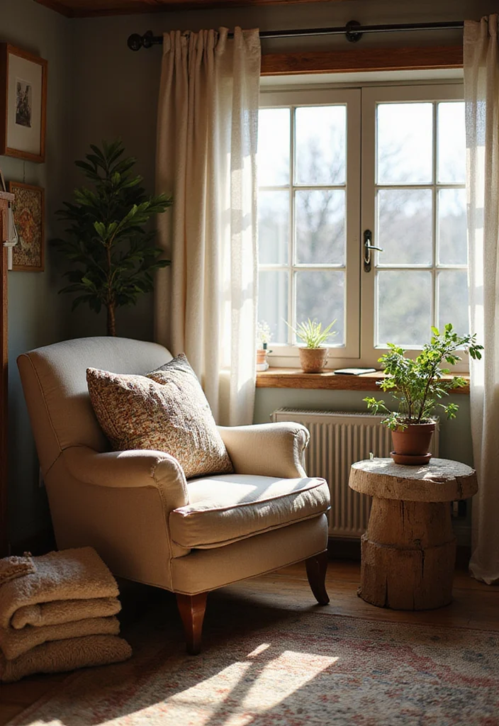 DIY Home Decor Rental Friendly: A Practical Guide with 19 Space-Savvy Ideas - 11. Create a Cozy Reading Nook
