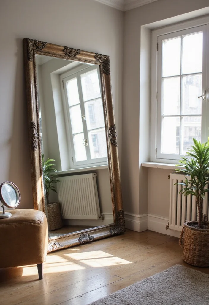 DIY Home Decor Rental Friendly: A Practical Guide with 19 Space-Savvy Ideas - 7. Use Mirrors to Expand Your Space