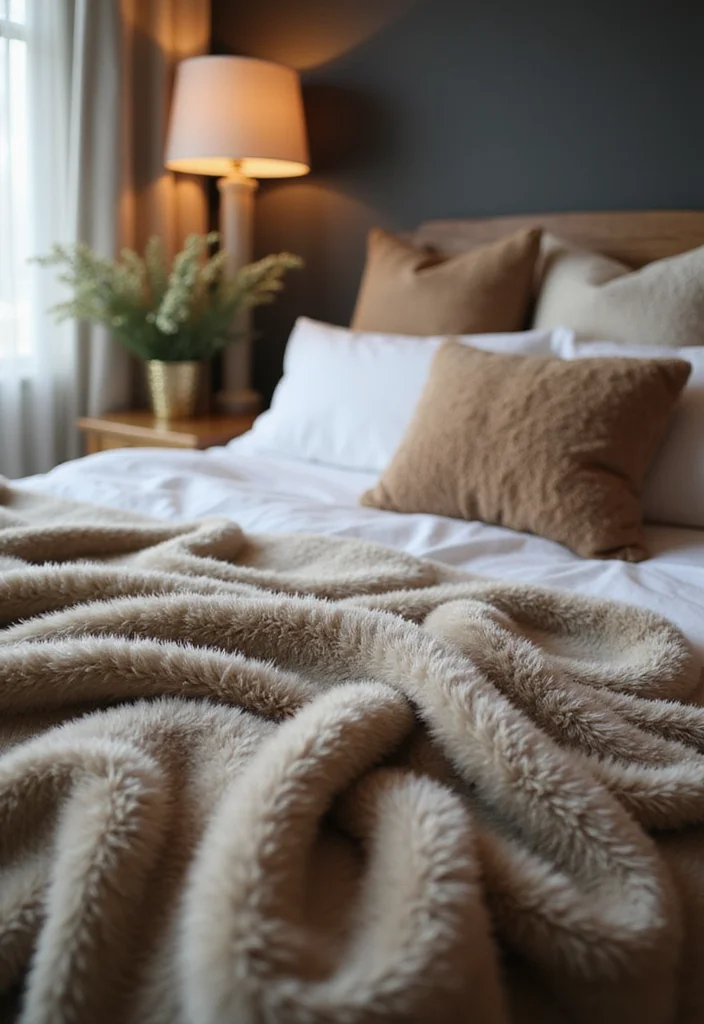 DIY Home Decor on a Budget: A Smart Guide with 19 Affordable Styling Ideas - 17. Faux Fur Throw Blankets