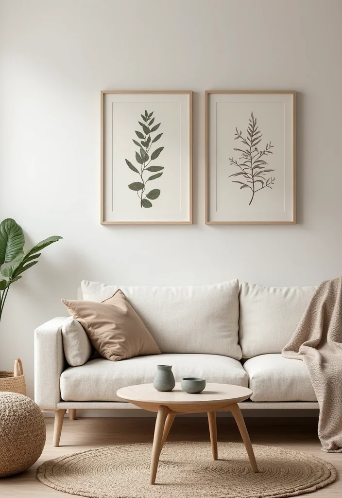 DIY Home Decor on a Budget: A Smart Guide with 19 Affordable Styling Ideas - 19. Botanical Prints Wall Art