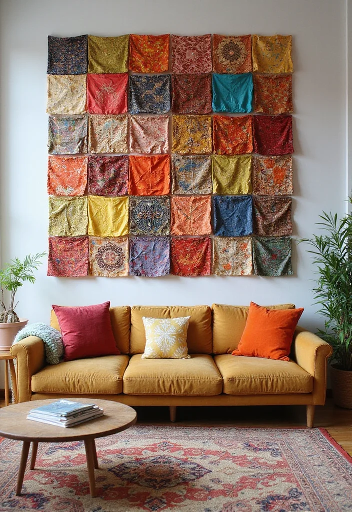 DIY Home Decor on a Budget: A Smart Guide with 19 Affordable Styling Ideas - 3. DIY Fabric Wall Art