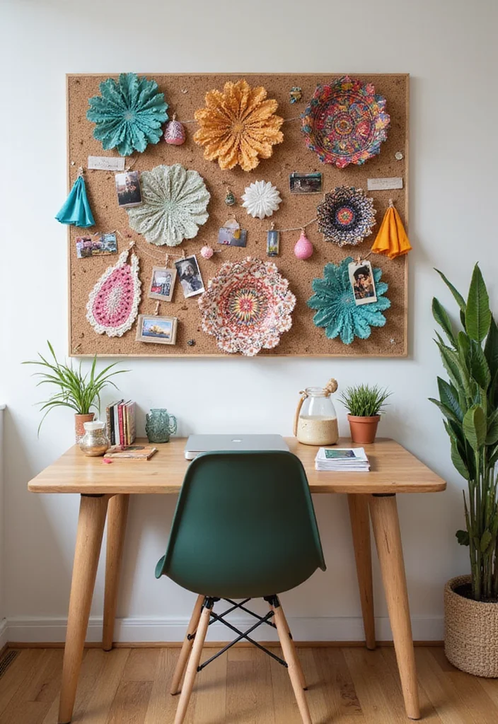 DIY Home Decor on a Budget: A Smart Guide with 19 Affordable Styling Ideas - 8. Decorative Cork Board