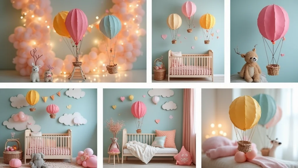 DIY Hot Air Balloon Decor: A Whimsical Guide with 20 Creative Inspirations