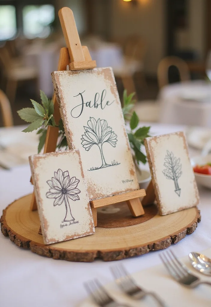 DIY Indian Wedding Decor Ideas: A Cultural Guide with 19 Vibrant Inspirations - 11. Trendy Table Numbers