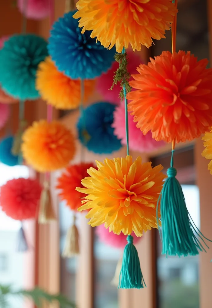 DIY Indian Wedding Decor Ideas: A Cultural Guide with 19 Vibrant Inspirations - 5. Traditional Hanging Decor